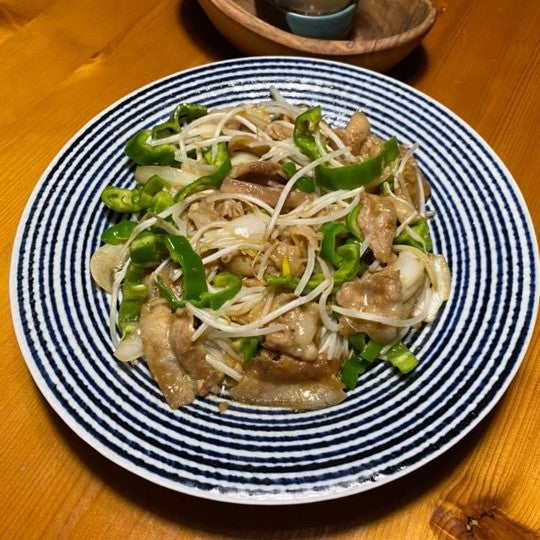 ごはんがすすむ!! むきたけ入り豚の生姜焼き