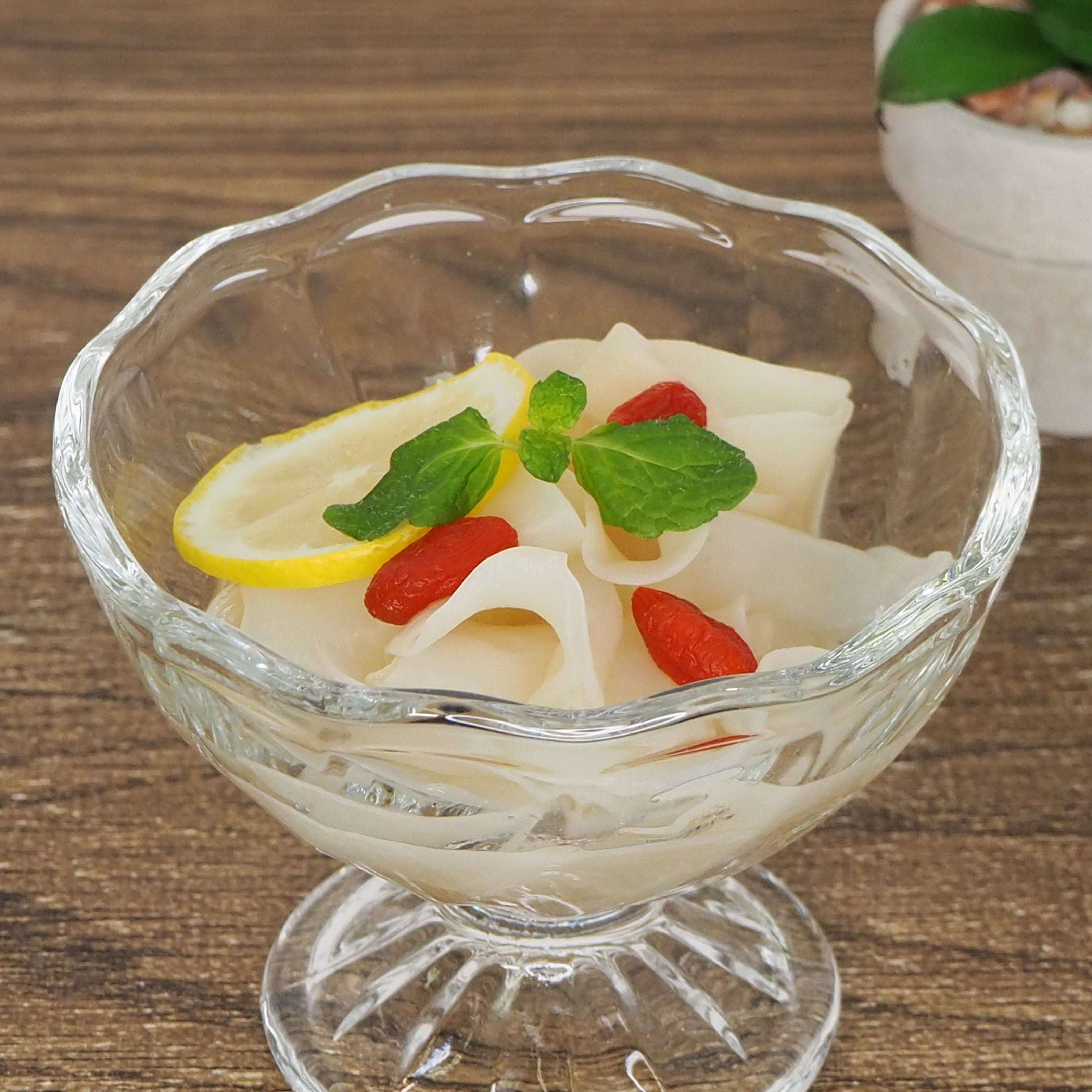 白いきくらげのシロップ煮